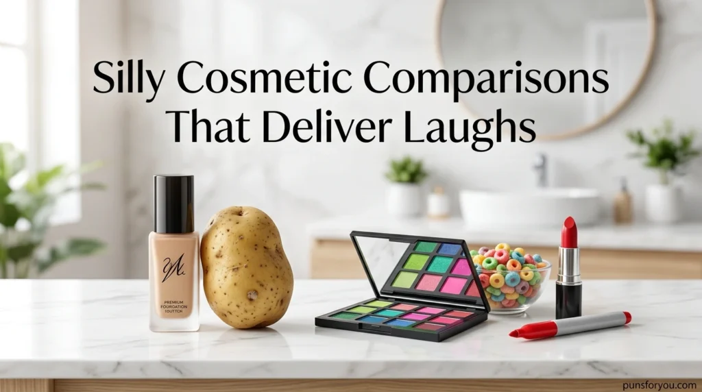 Silly Cosmetic Comparisons That Deliver Laughs