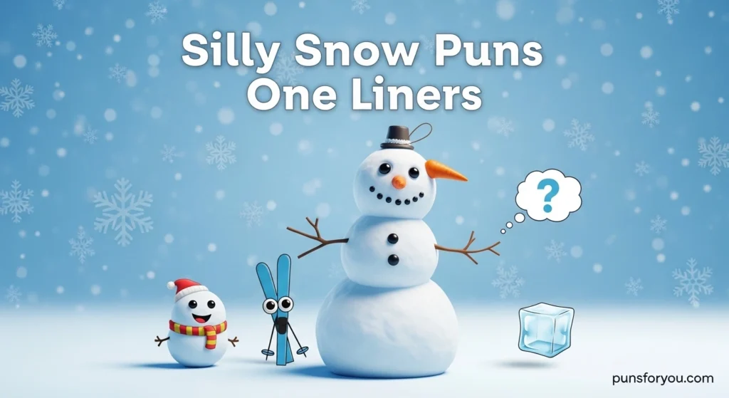 Silly Snow Puns One Liners
