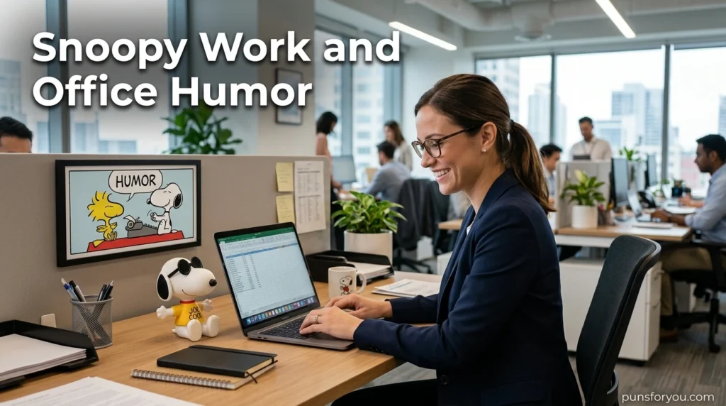 Snoopy Work and Office Humor