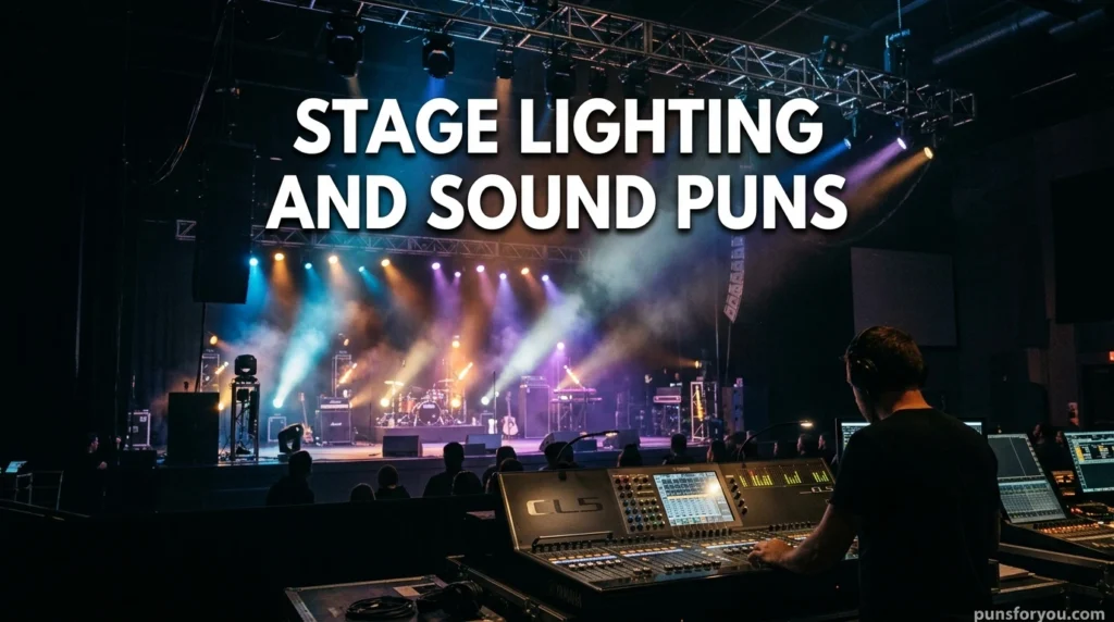 Stage Lighting and Sound Puns