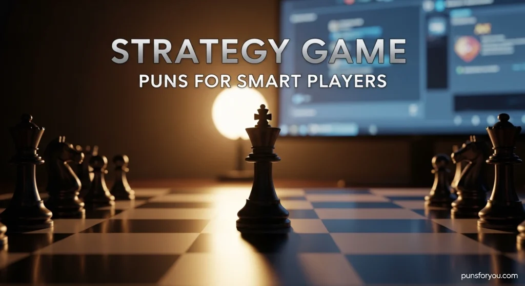 Strategy Game Puns for Smart Players