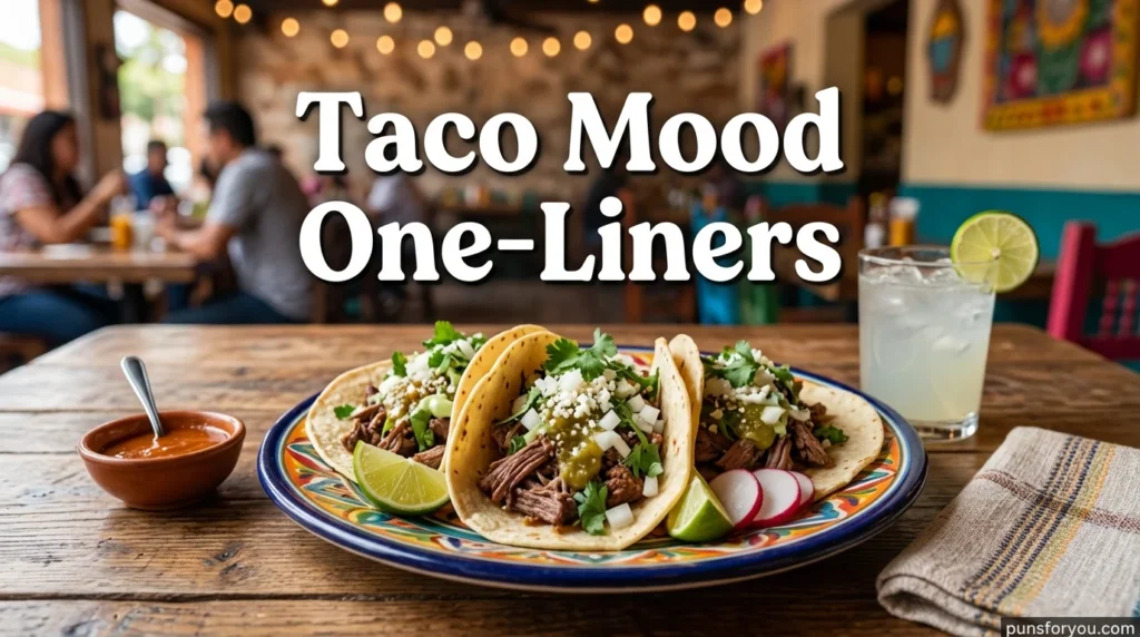 Taco Mood One-Liners