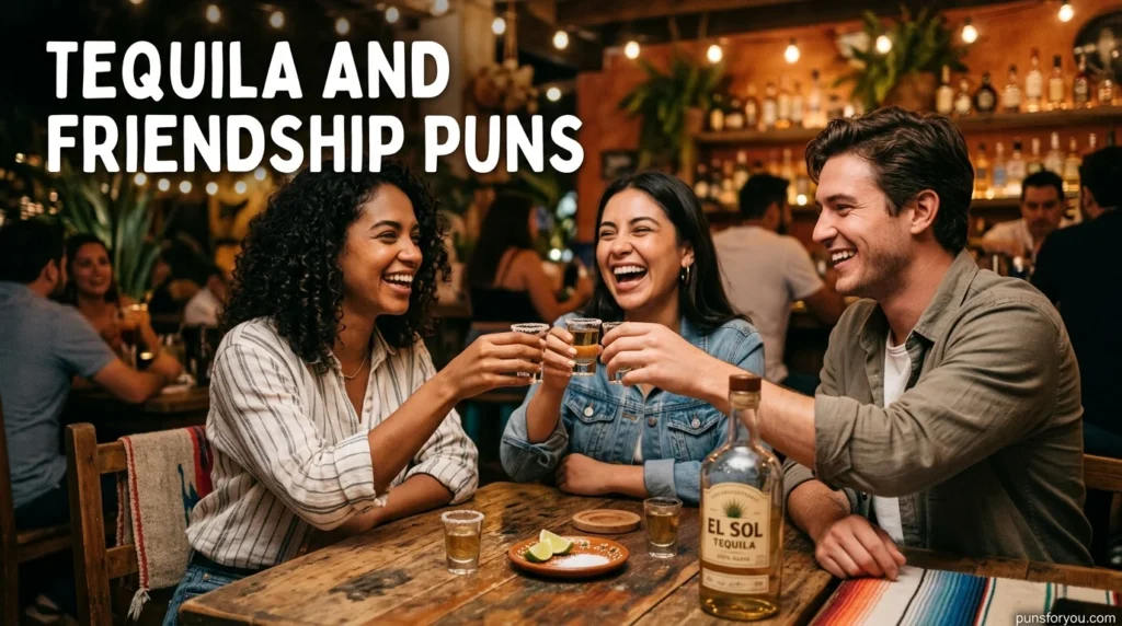 Tequila and Friendship Puns