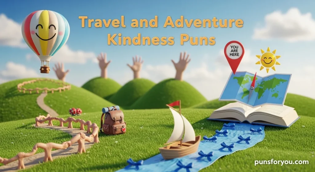 Travel and Adventure Kindness Puns