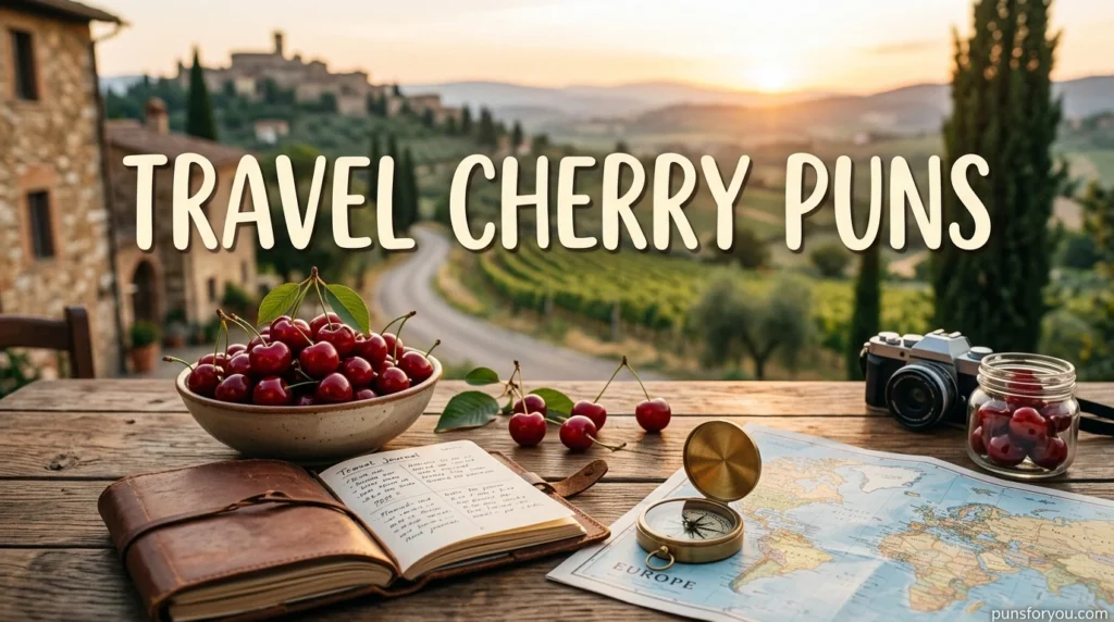 Travel Cherry Puns