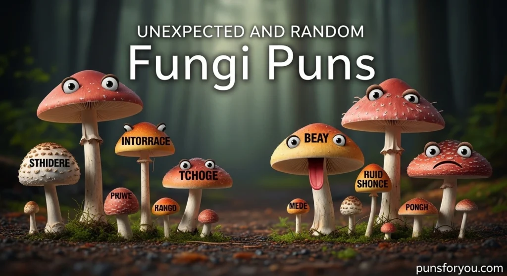 Unexpected and Random Fungi Puns