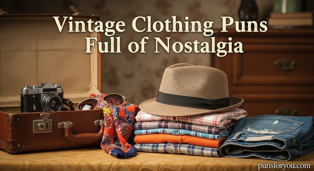 Vintage Clothing Puns Full of Nostalgia