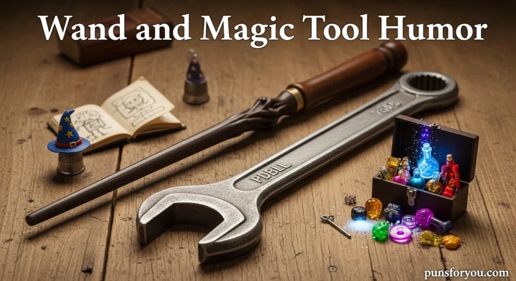Wand and Magic Tool Humor