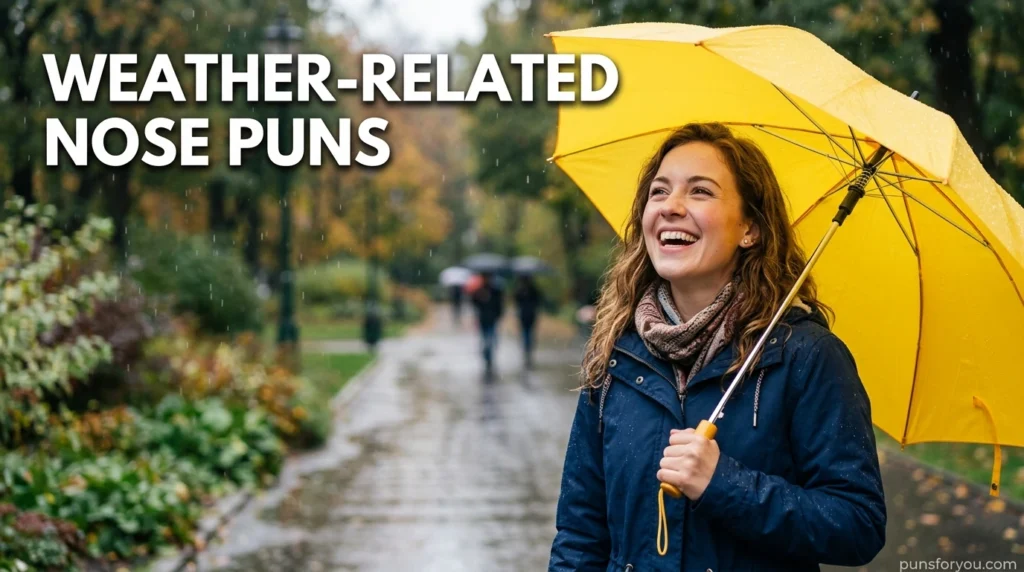 Weather-Related Nose Puns