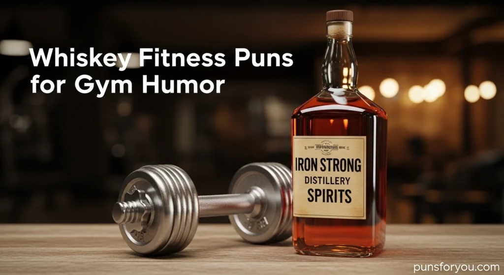 Whiskey Fitness Puns for Gym Humor