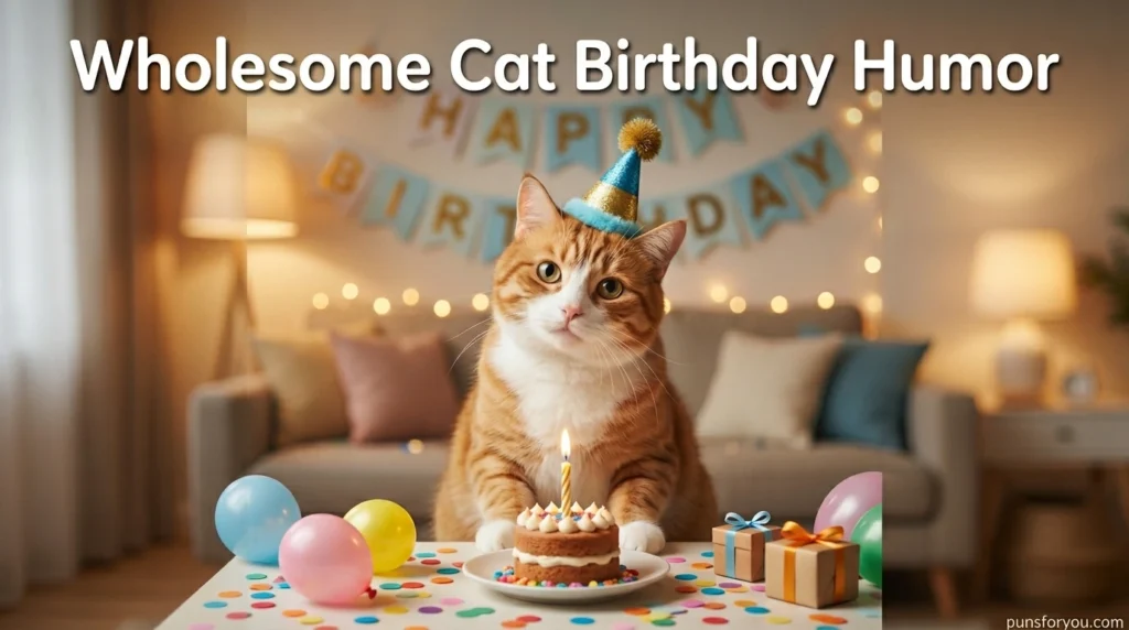 Wholesome Cat Birthday Humor