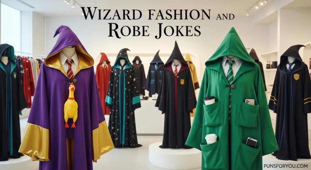 Wizard Fashion and Robe Jokes
