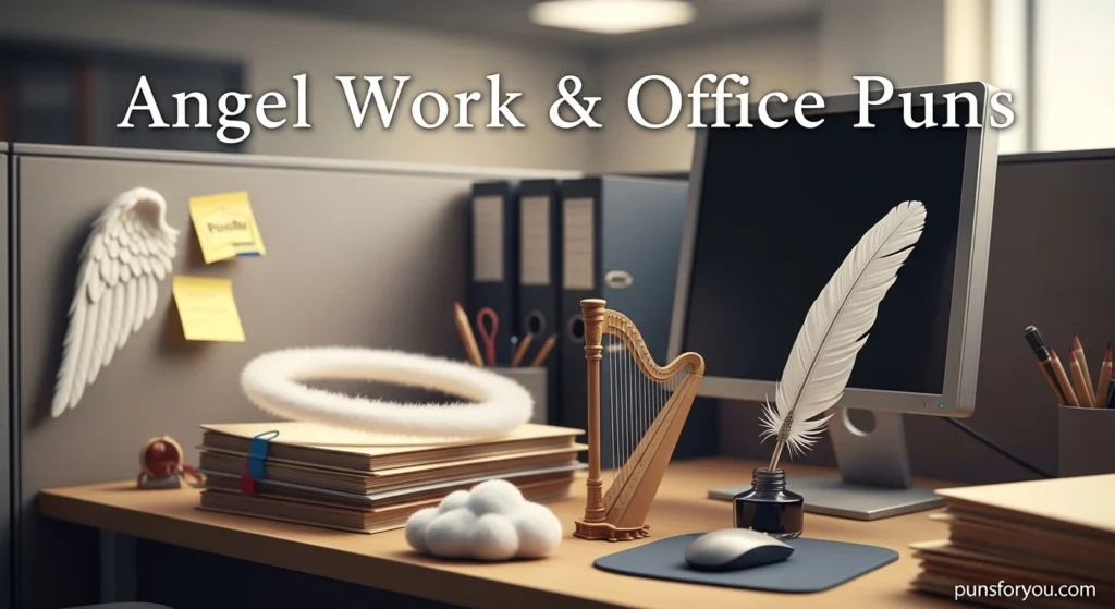 Angel Work & Office Puns