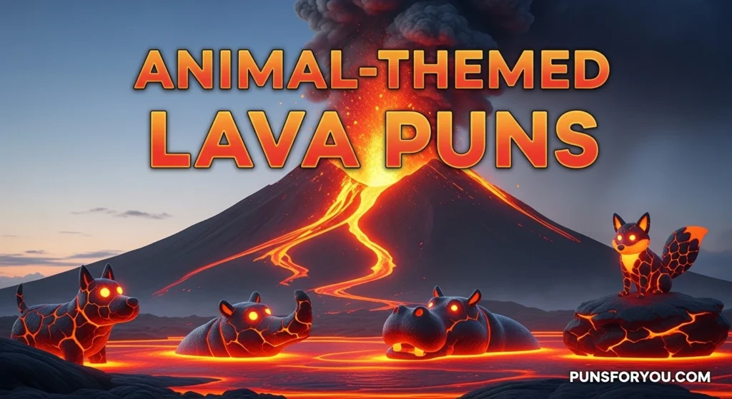 Animal-Themed Lava Puns