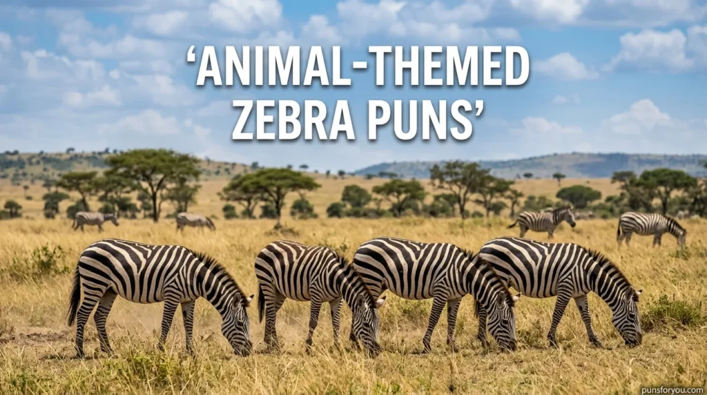 Animal-Themed Zebra Puns