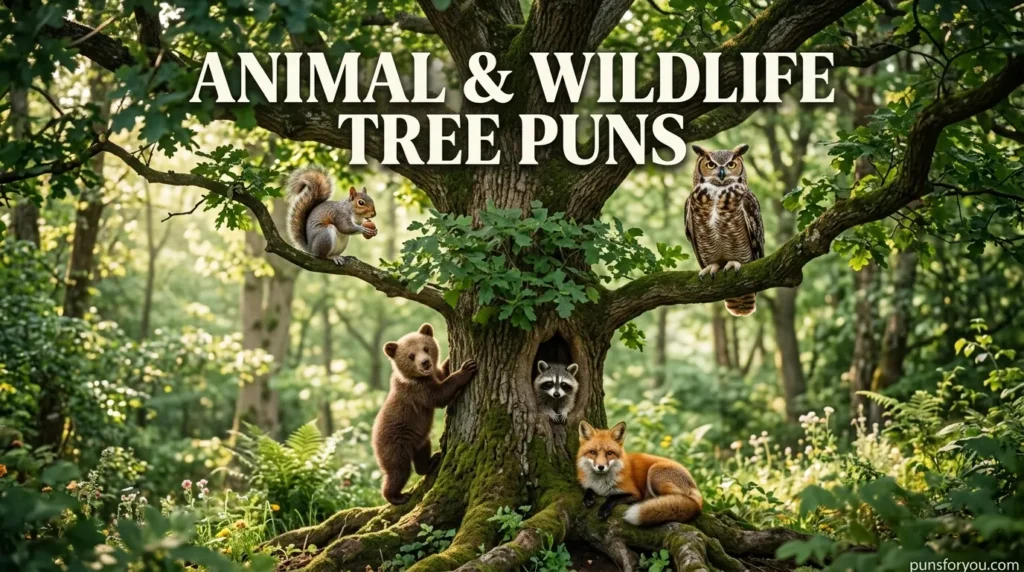 Animal & Wildlife Tree Puns