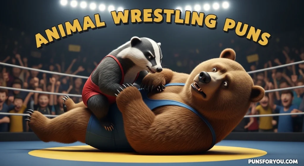 Animal Wrestling Puns