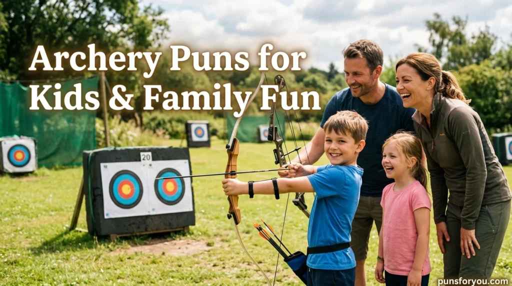 Archery Puns for Kids & Family Fun