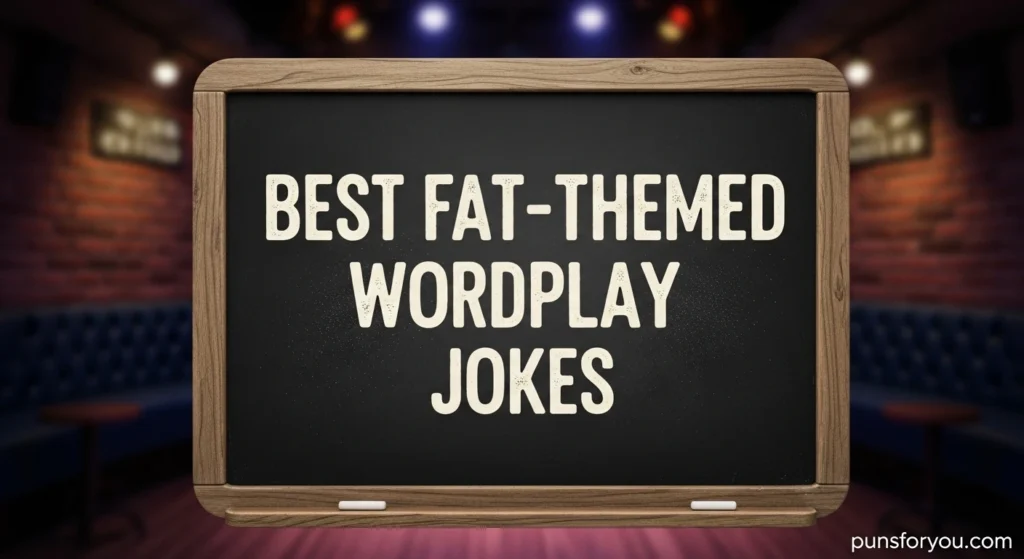 Best Fat-Themed Wordplay Jokes