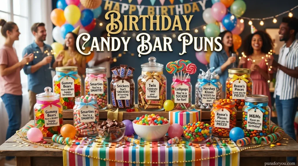 Birthday Candy Bar Puns