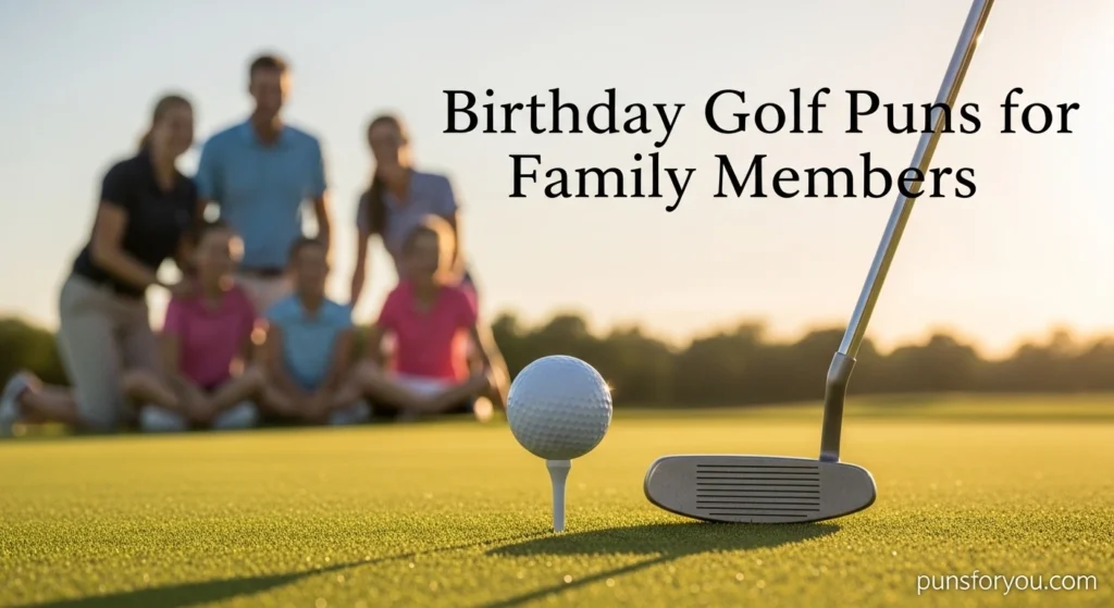Birthday Golf Puns for Family Members