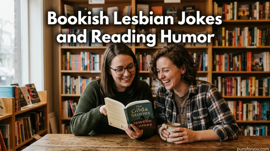 Bookish Lesbian Jokes and Reading Humor