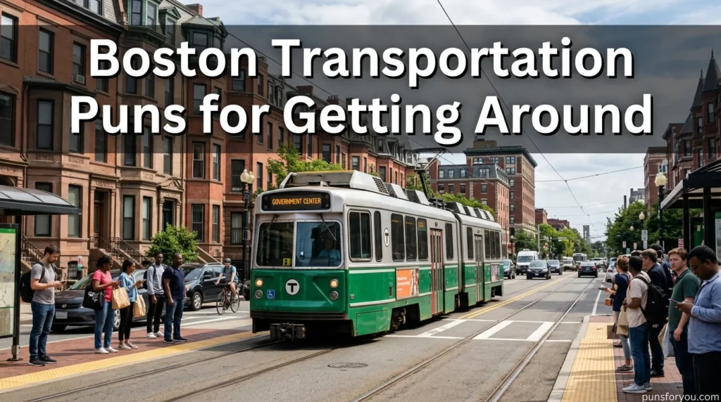 Boston Transportation Puns for Getting Around