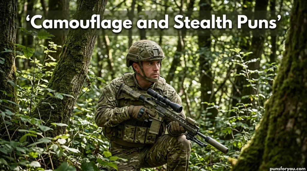 Camouflage and Stealth Puns