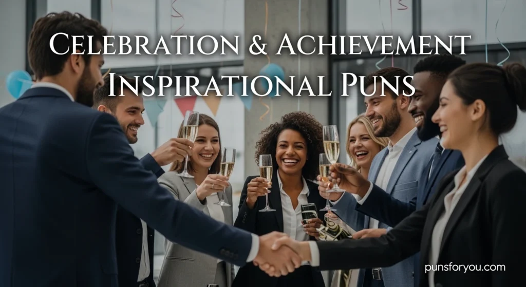 Celebration & Achievement Inspirational Puns