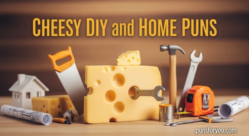 Cheesy DIY and Home Puns