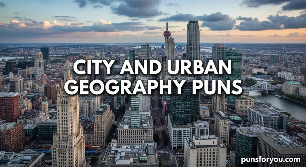 City and Urban Geography Puns