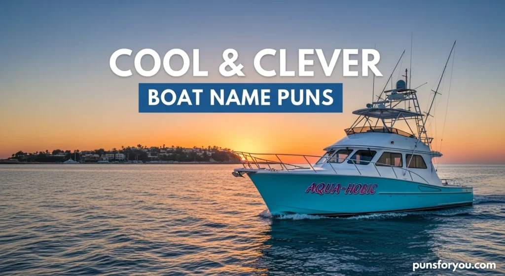 Cool & Clever Boat Name Puns