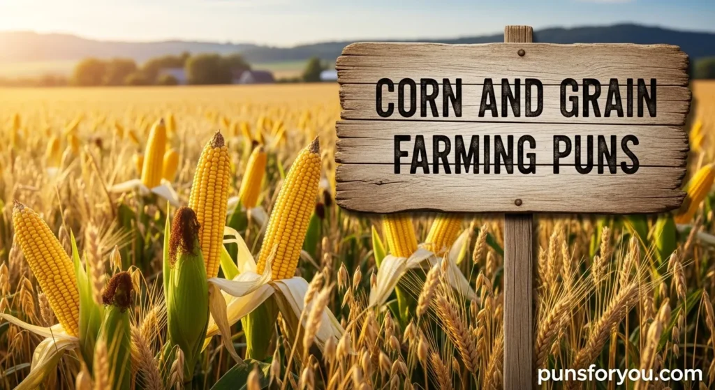 Corn and Grain Farming Puns
