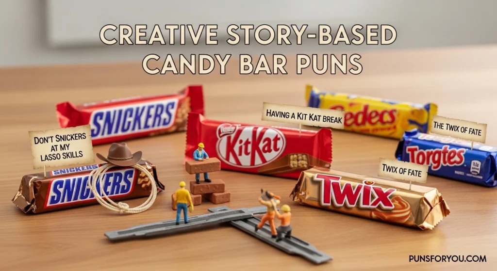 Creative Story-Based Candy Bar Puns