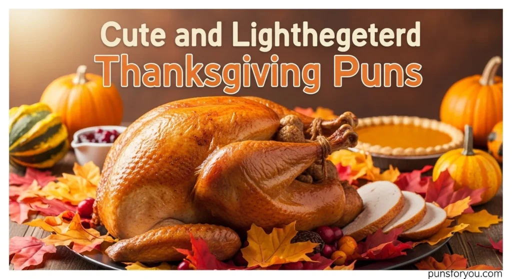Cute and Lighthearted Thanksgiving Puns