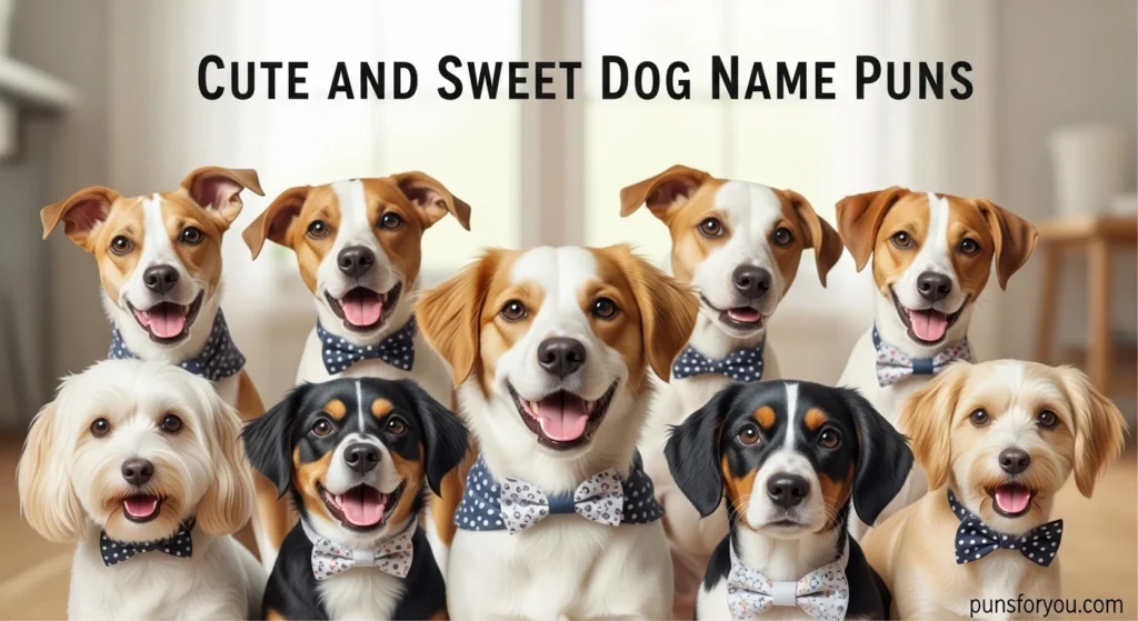 Cute and Sweet Dog Name Puns