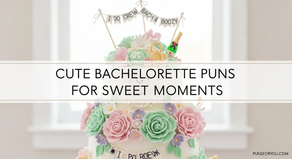 Cute Bachelorette Puns for Sweet Moments