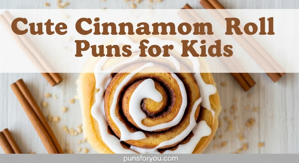 Cute Cinnamon Roll Puns for Kids