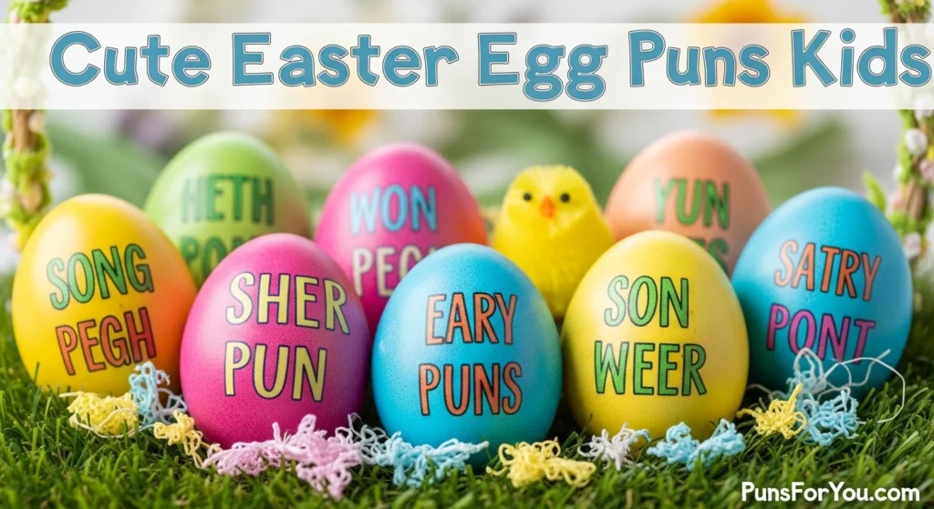 Cute Easter Egg Puns for Kids