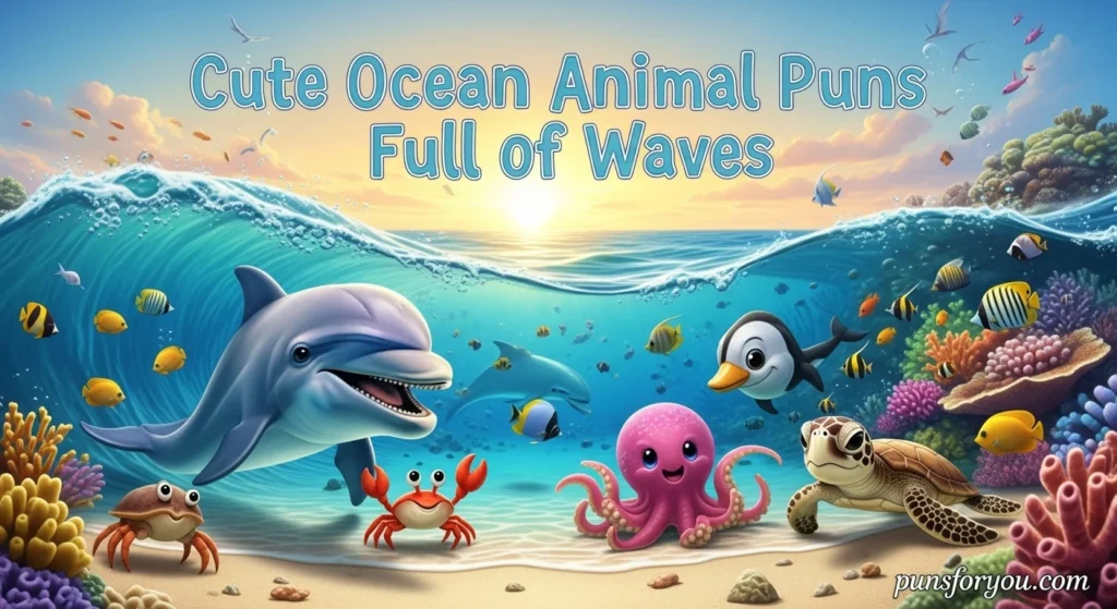 Cute Ocean Animal Puns Full of Waves