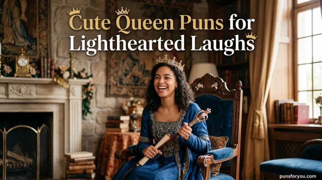 Cute Queen Puns for Lighthearted Laughs