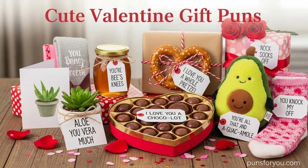 Cute Valentine Gift Puns