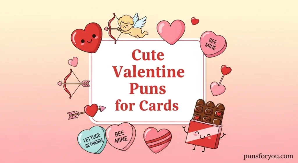 Cute Valentine Puns for Cards