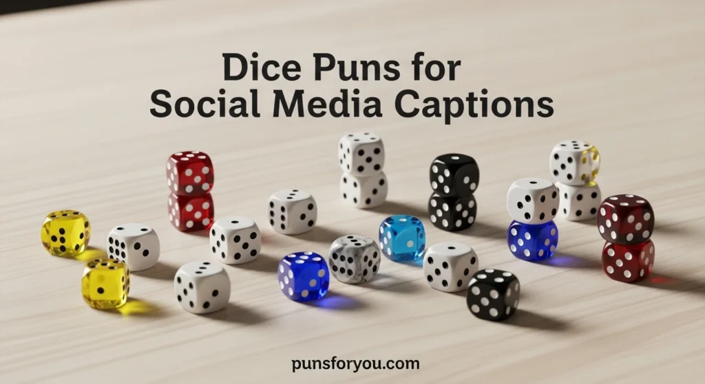 Dice Puns for Social Media Captions