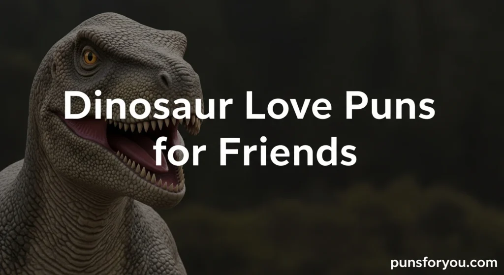 Dinosaur Love Puns for Friends