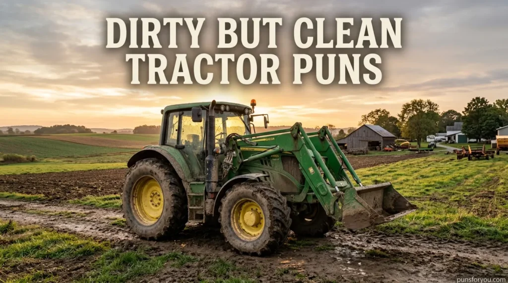 Dirty But Clean Tractor Puns