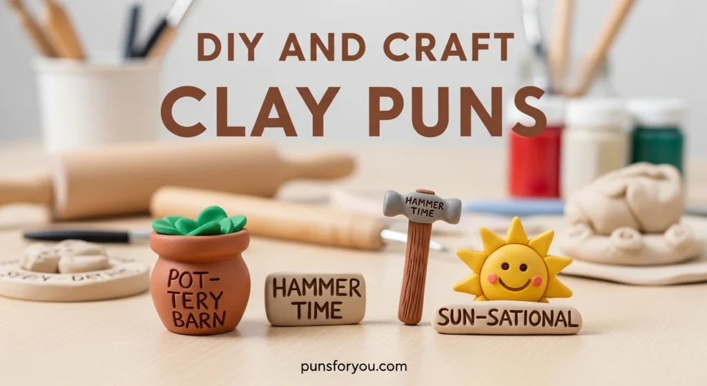 DIY and Craft Clay Puns