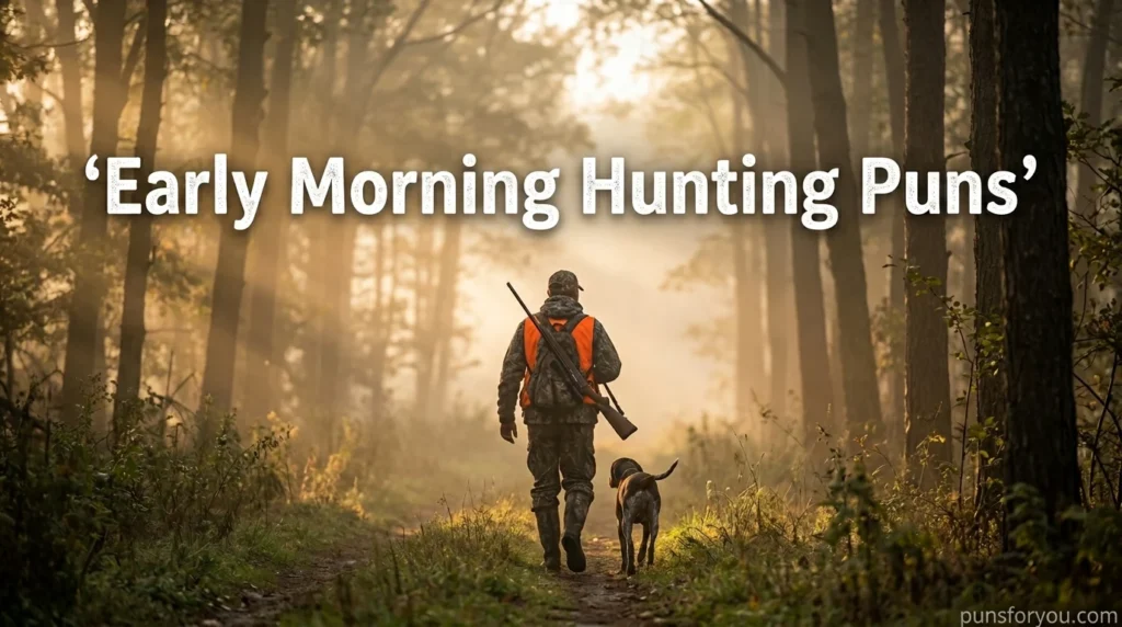 Early Morning Hunting Puns