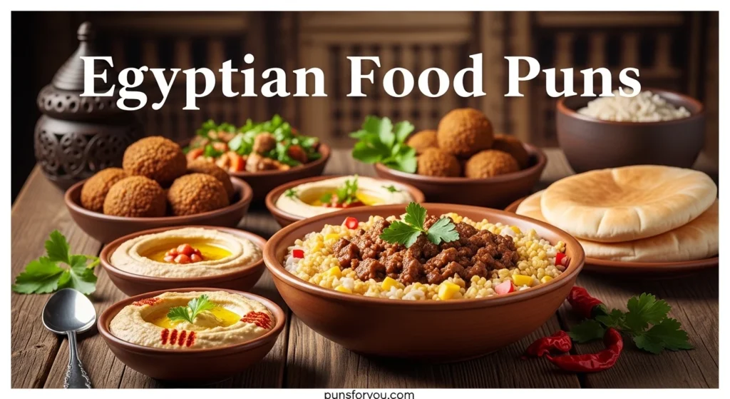 Egyptian Food Puns