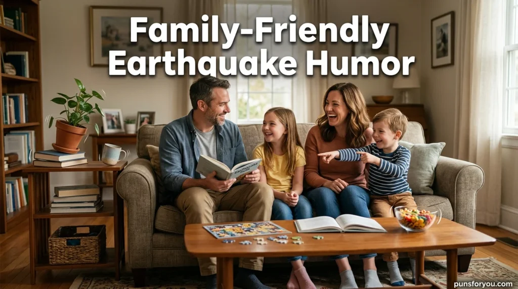Family-Friendly Earthquake Humor